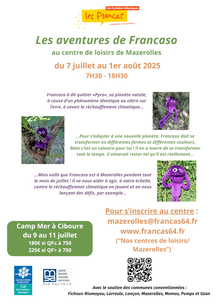 Mazerolles, été 2025, Centre de Loisirs