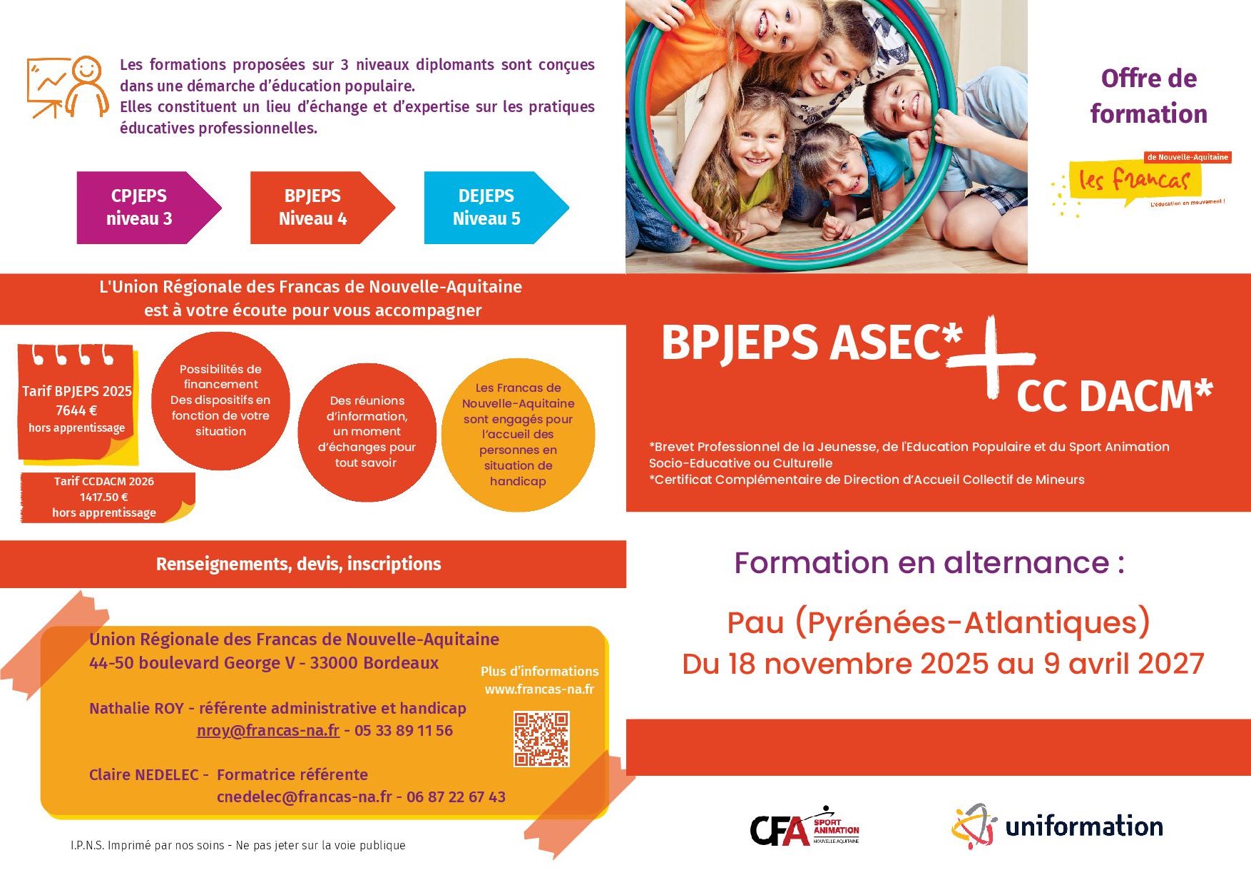 BPJEPS ASEC à Pau